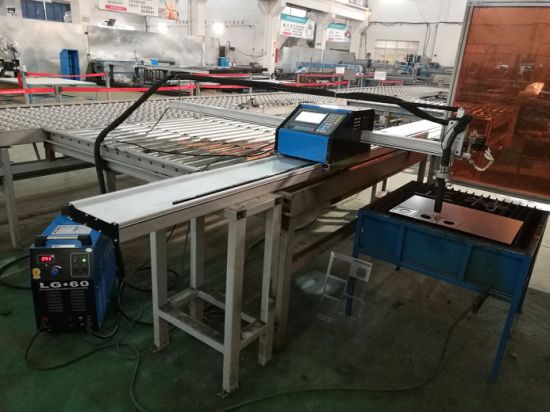 járnplata, kolefni stál, álskera 1325 43,63,100,200A THC CNC plasma klippa vél í Kína til sölu